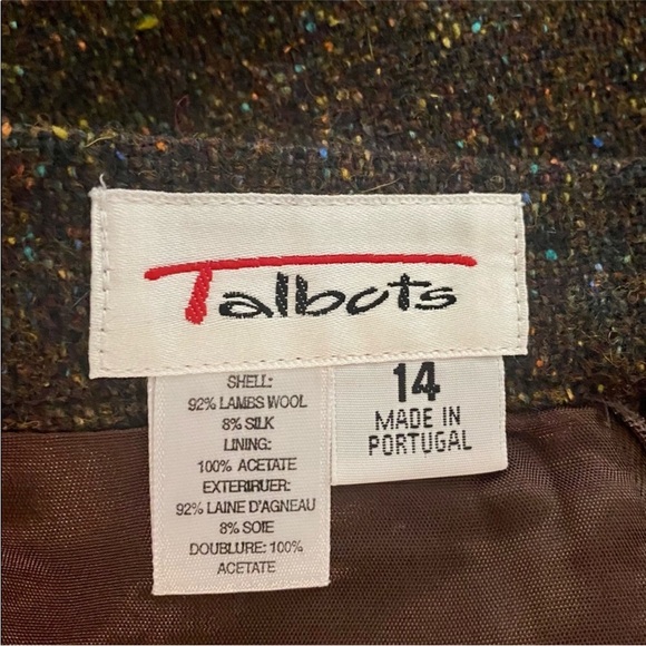 Talbots lambs wool skirt size 14 new with tags - Picture 6 of 8